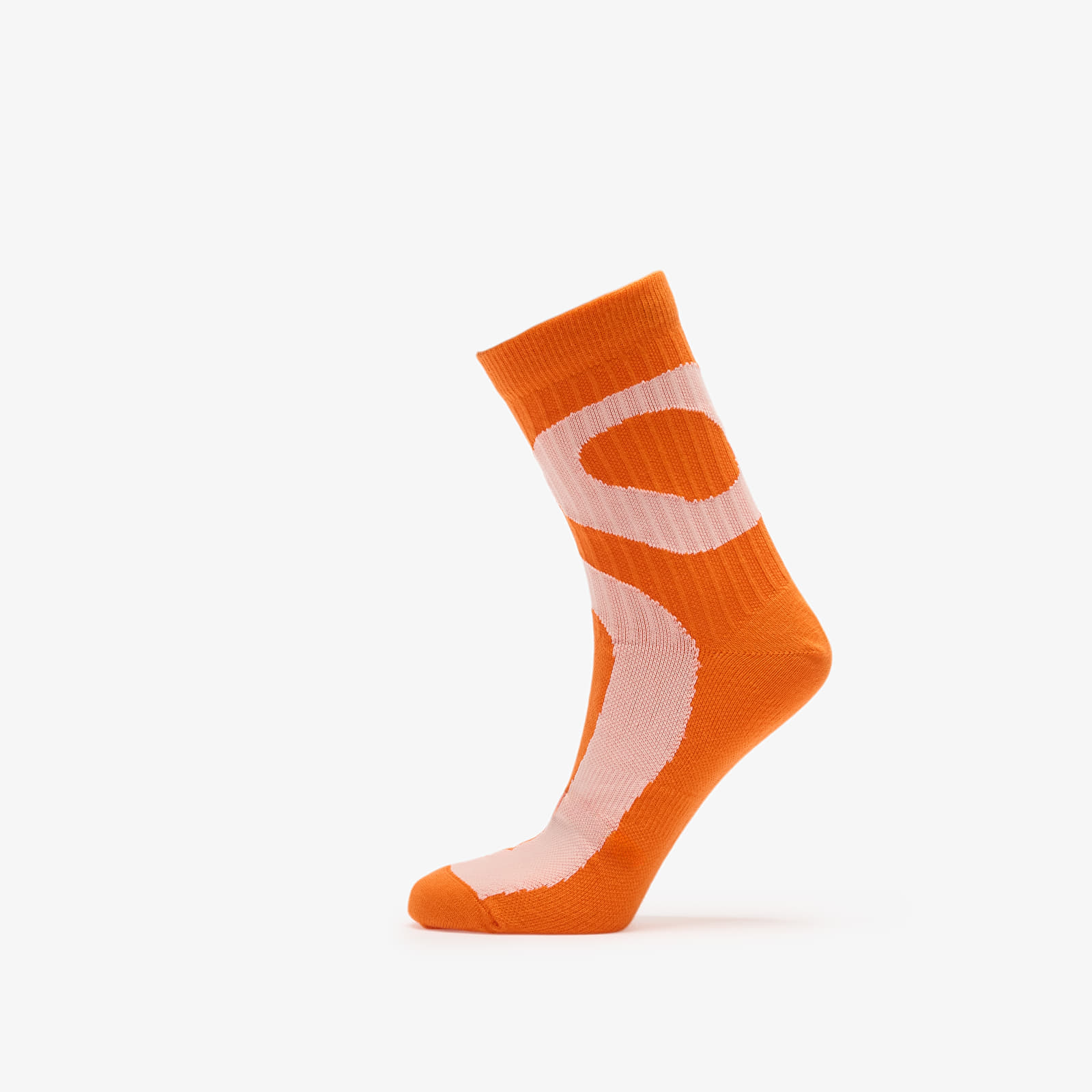 Socks On Liquid Logo Sock High 2-Pack Ivory/ Flame