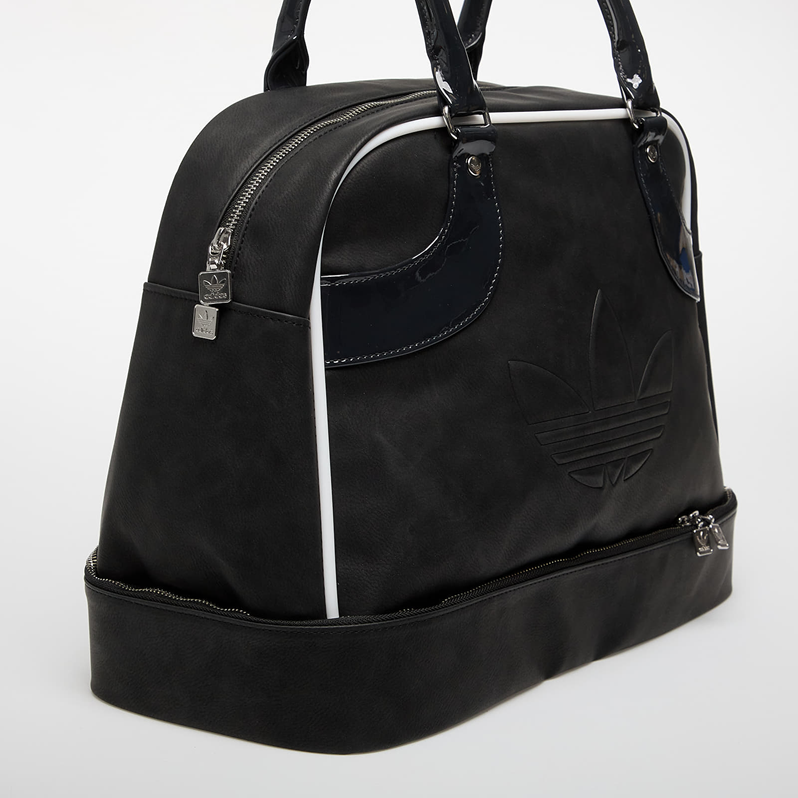 Crossbody rankinės adidas Large Premium Bowling Bag Black/ Black/ Black