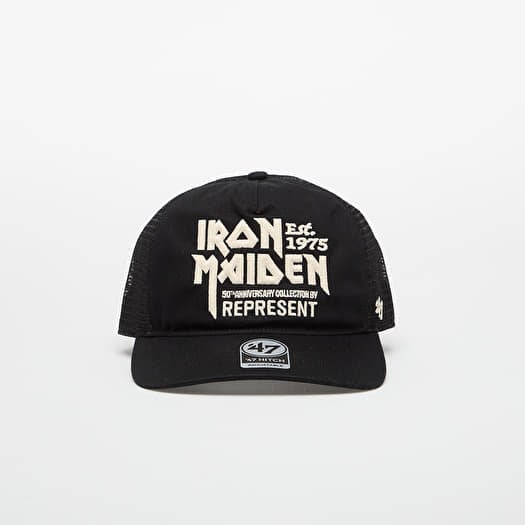 REPRESENT x Iron Maiden Anniversary Trucker Cap Jet Black