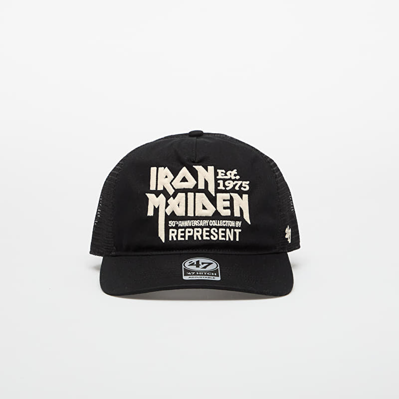 REPRESENT x Iron Maiden Anniversary Trucker Cap Jet Black | Footshop