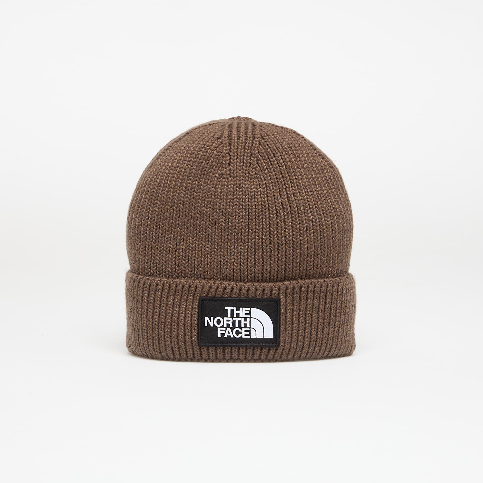 Skrybėlės The North Face Tnf Logo Box Cuffed Beanie Smokey Brown