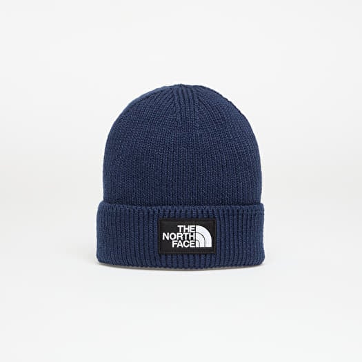 The North Face Tnf Logo Box Cuffed Beanie Summit Navy