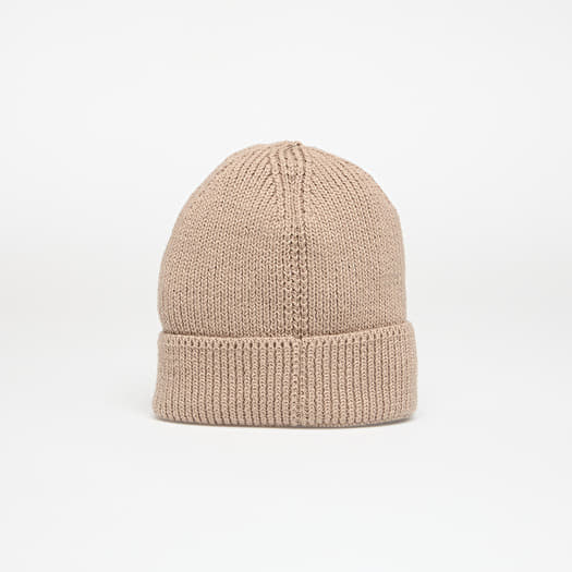 FUMIE TANAKA ear cover knit cap ベージュ FUMIE TANAKA】asymmetry rib VE / slit rib knit PA / ear cover knit