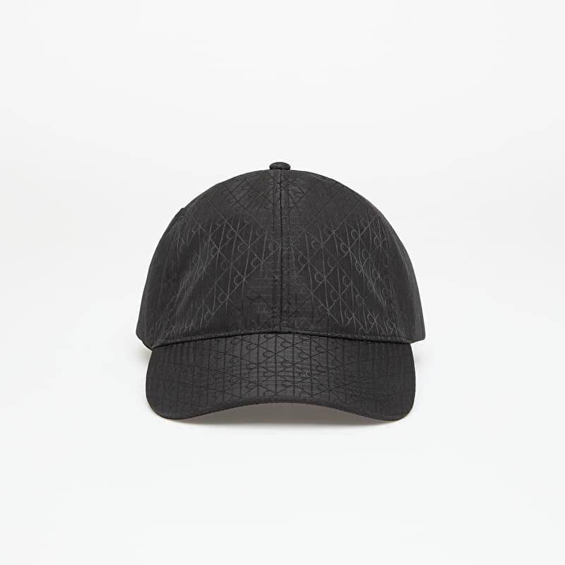 Calvin Klein Emblem Ripstop Baseball Cap Black
