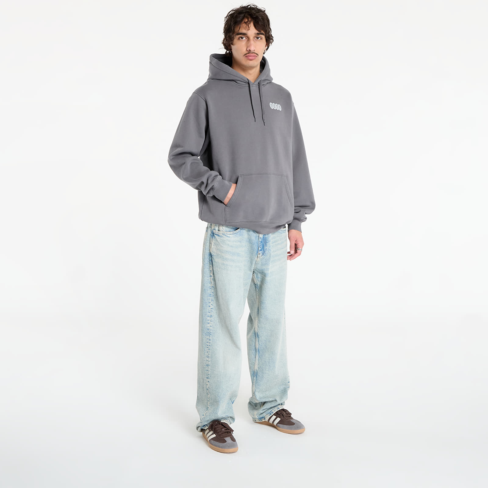 Kapucnis pulóverek és pulcsik Vans Earthbound Loose Fleece Pullover Asphalt