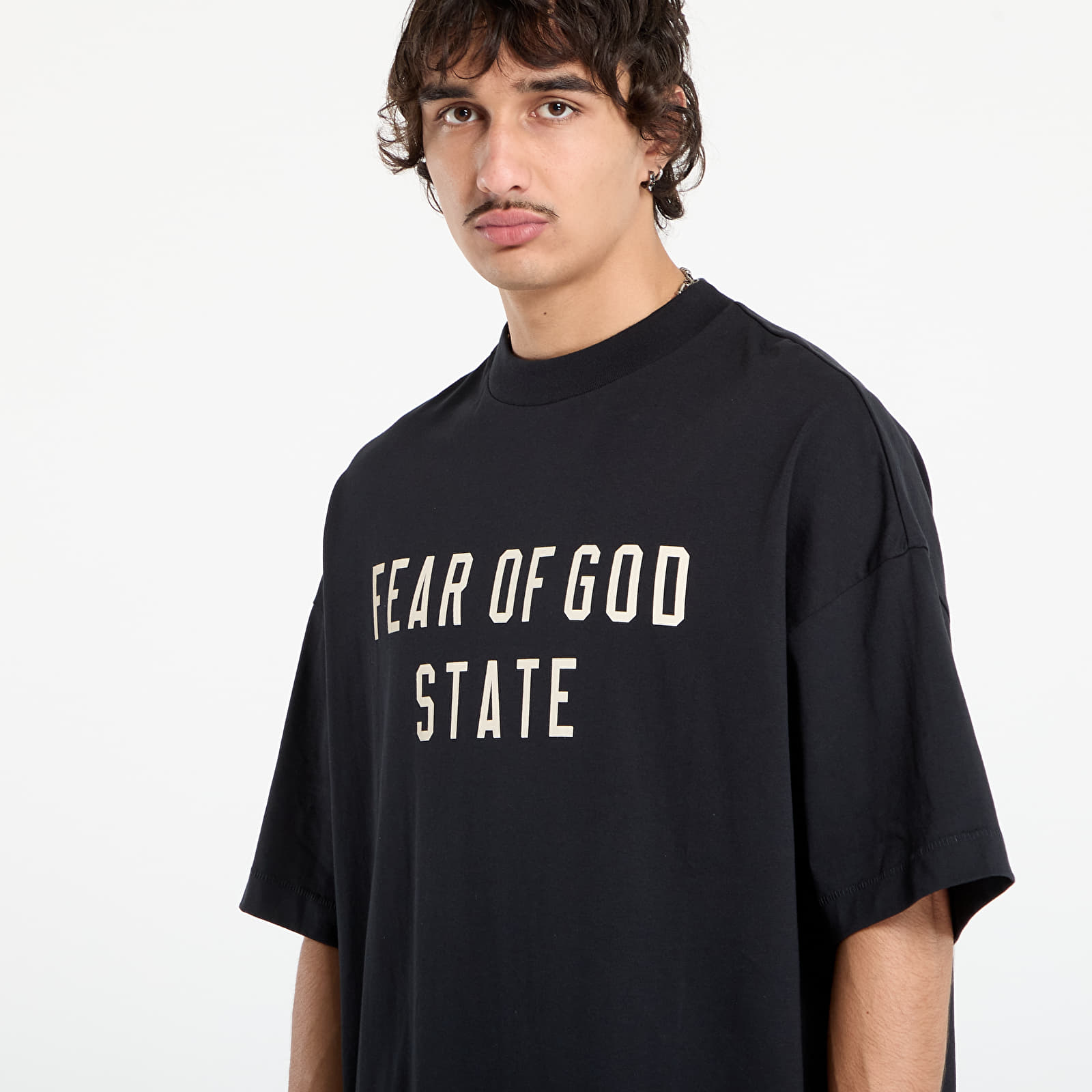 T-paidat Fear of God Essentials 90's Short Sleeve Tee Jet Black