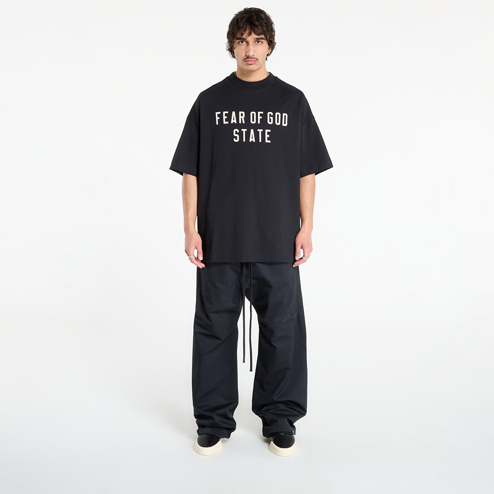 T-paidat Fear of God Essentials 90's Short Sleeve Tee Jet Black