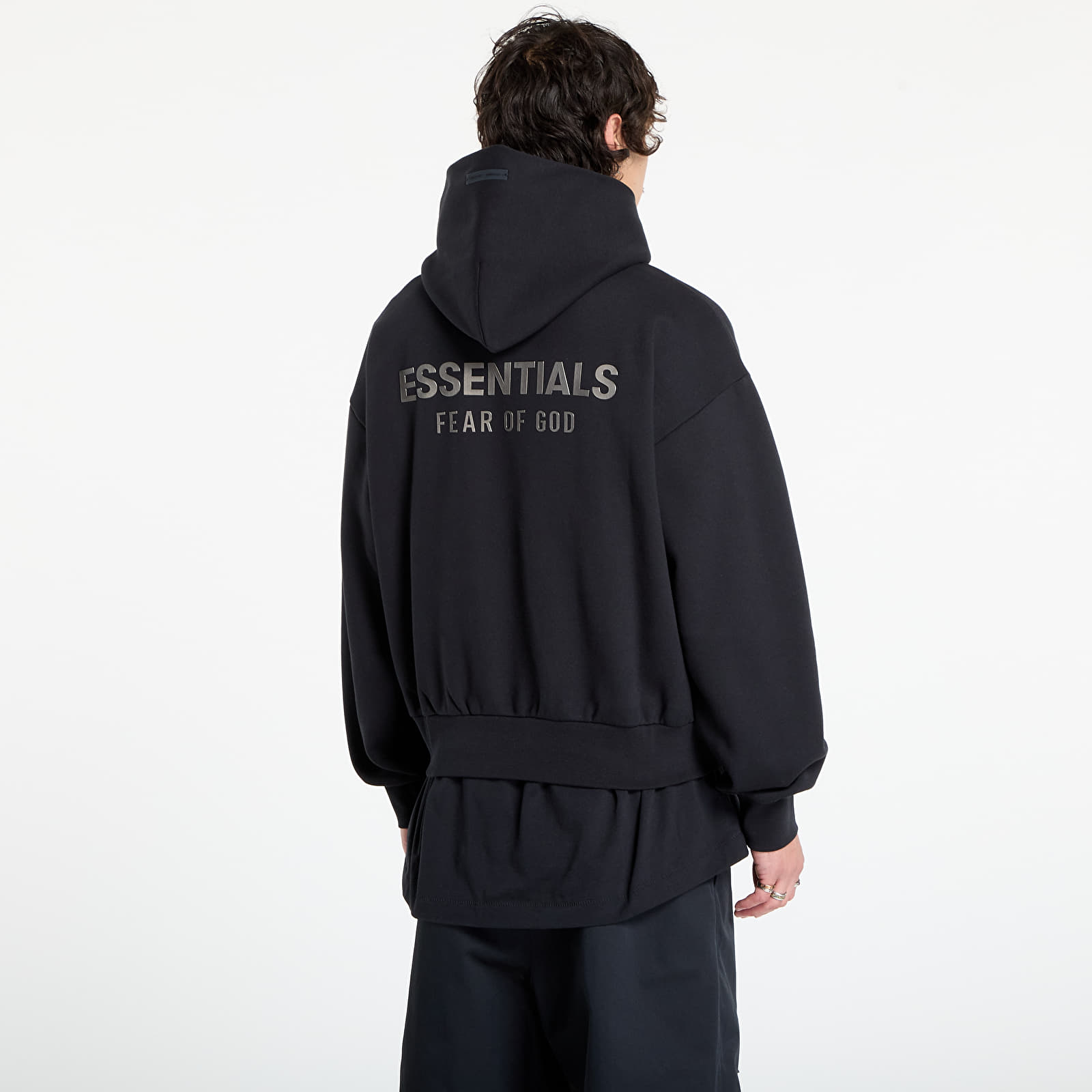 Kapucnis pulóverek és pulcsik Fear of God Essentials Classic Hoodie Jet Black