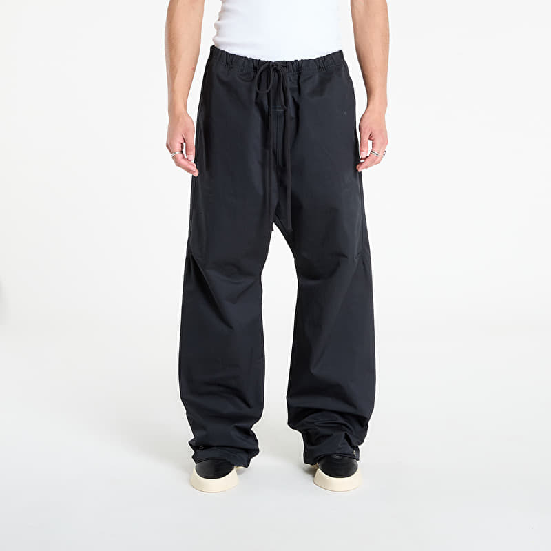 Fear of God Essentials Poly Twill Work Pant Jet Black | Footshop