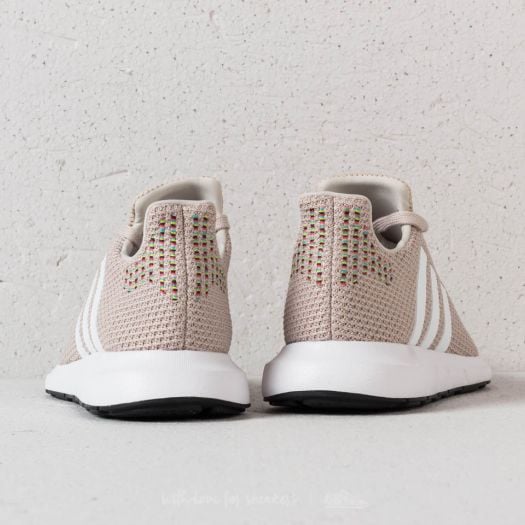 Adidas originals women's swift run shoes brown/white top
