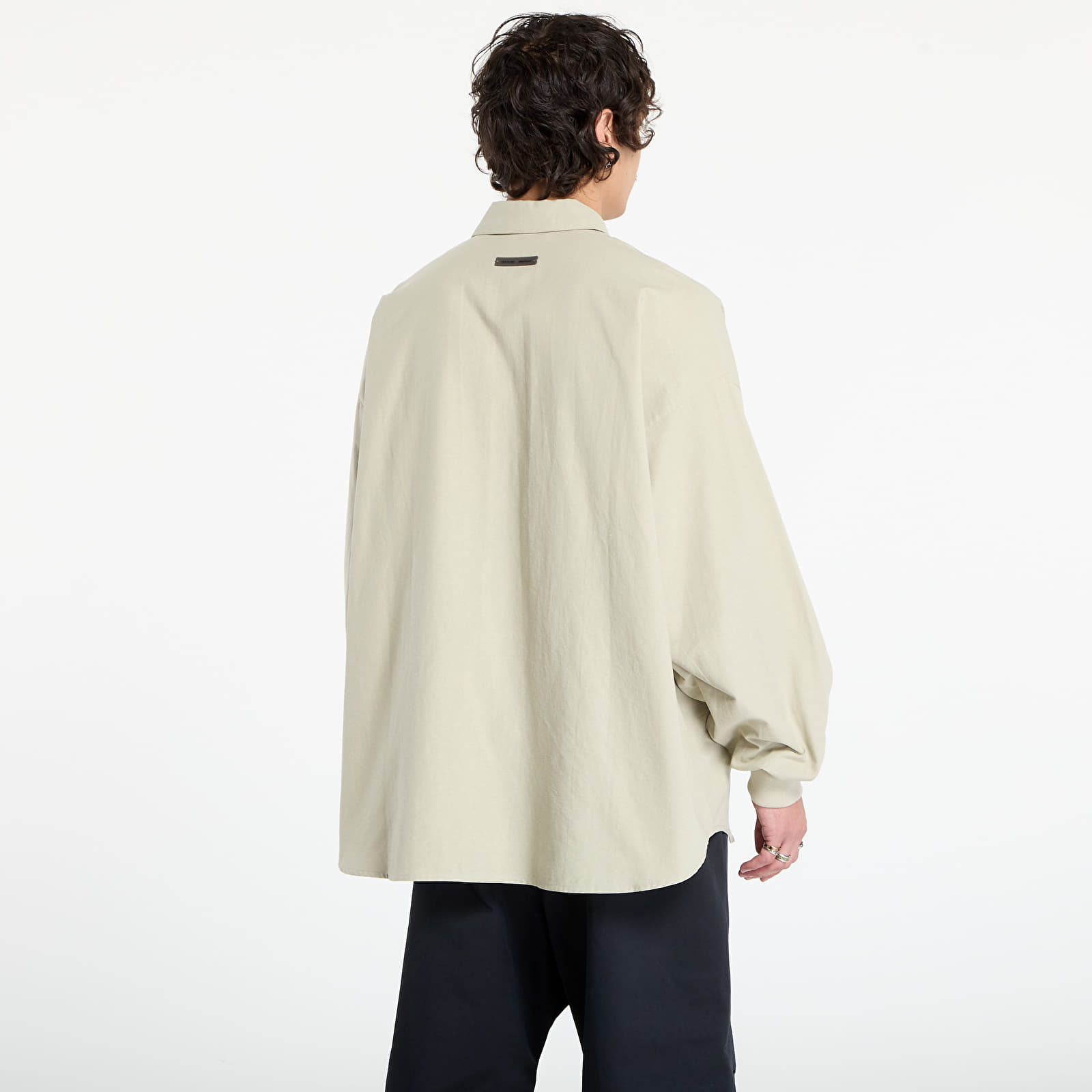 Ingek Fear of God Essentials Oxford Shirt Abbey Stone