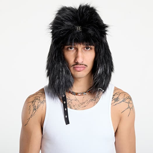 MISBHV Faux Fur Aviator Hat Black