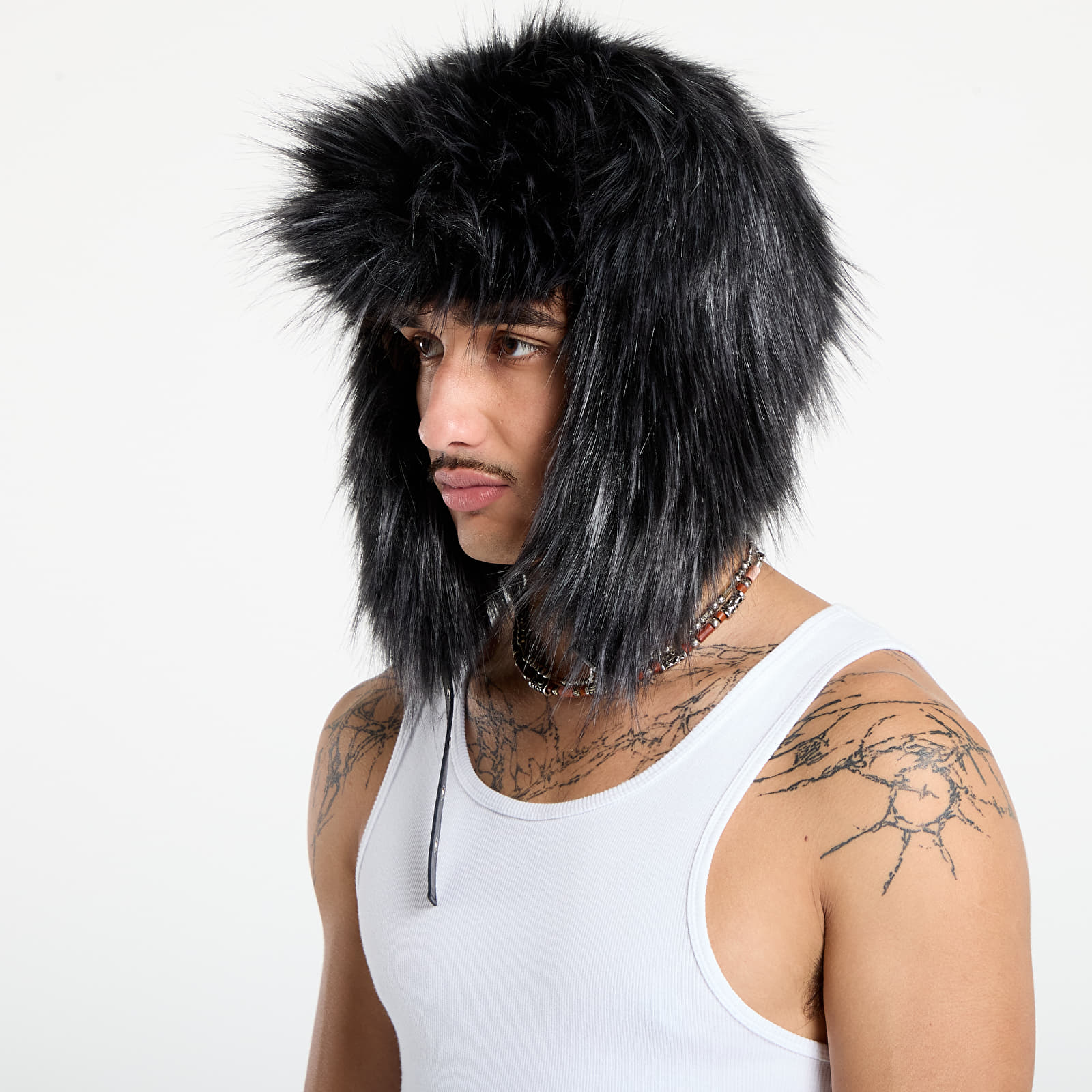 Fesuri MISBHV Faux Fur Aviator Hat Black