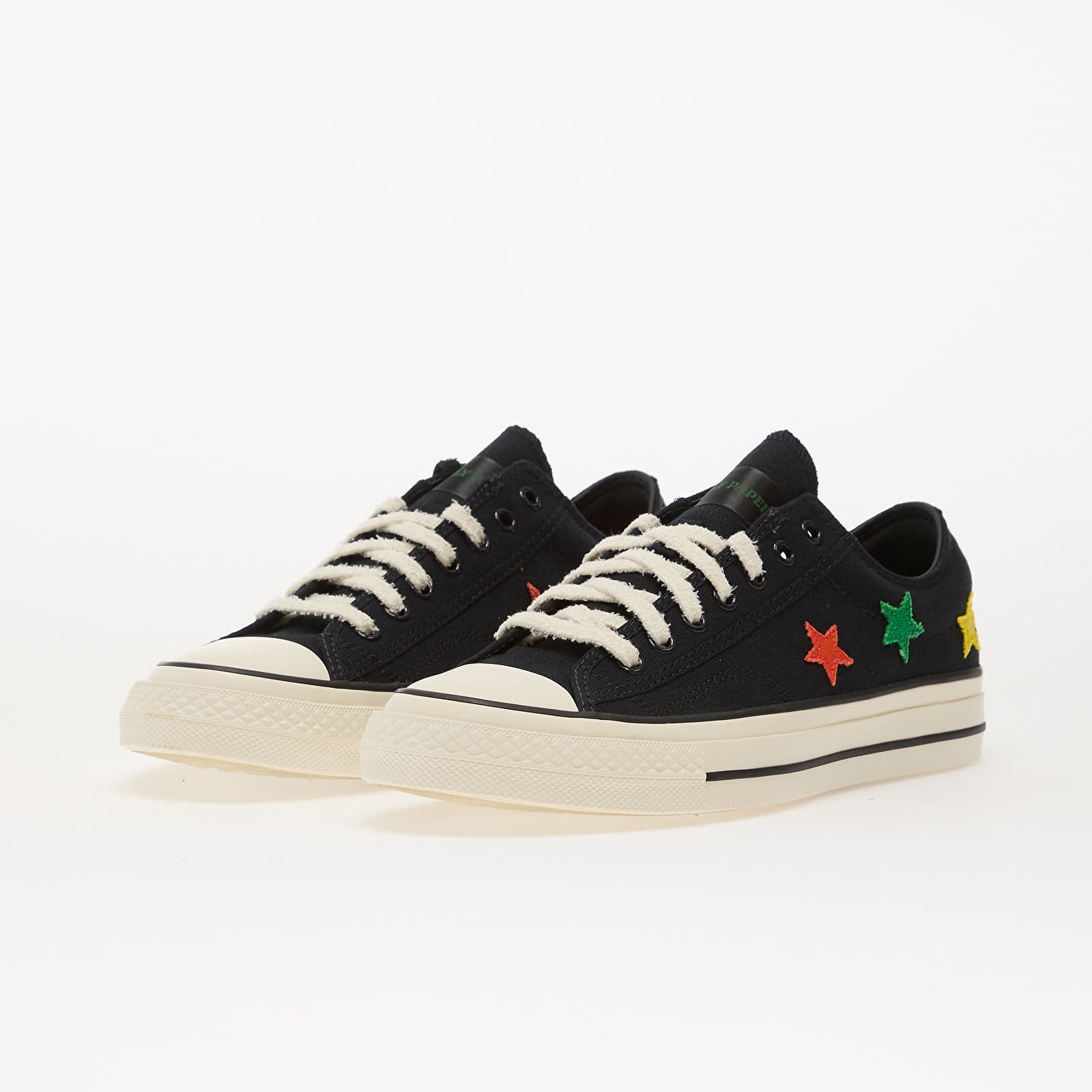 Vyriška avalynė Converse x Daily Paper Star Player 76 Ox Black/ Fern Green