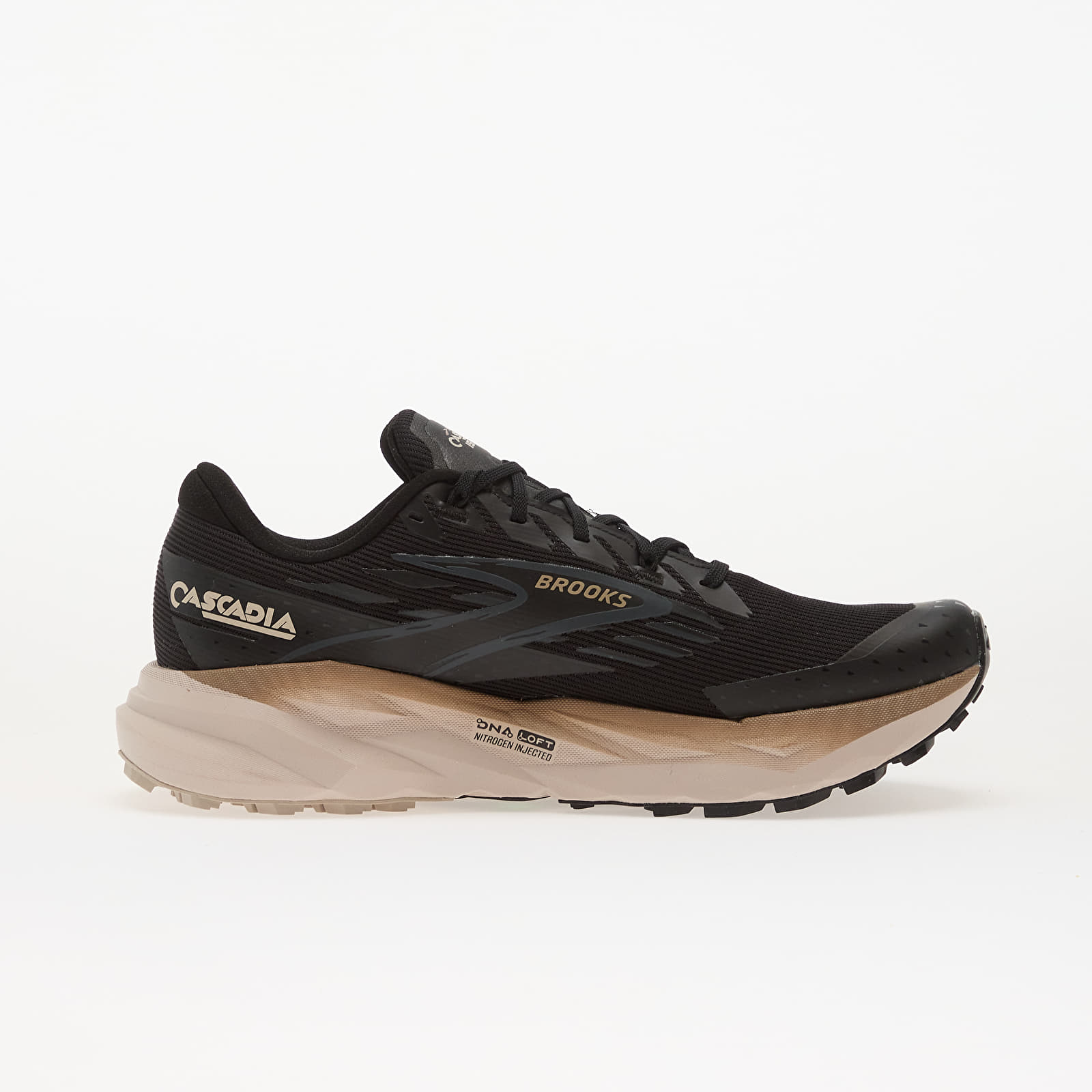 Vyriška avalynė Brooks Cascadia 19 GTX M Black/ Ebony/ Chateau Gray
