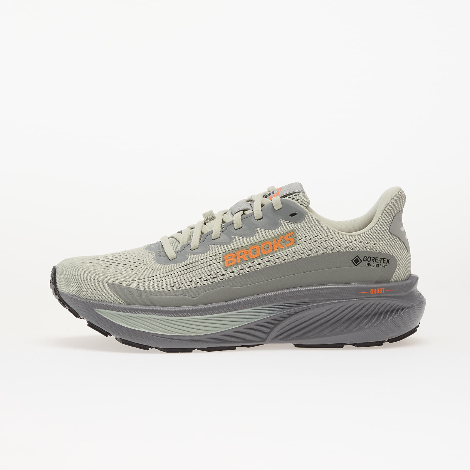 Vyriška avalynė Brooks Ghost 17 GTX M Smoke/ Primer Grey/ Orange
