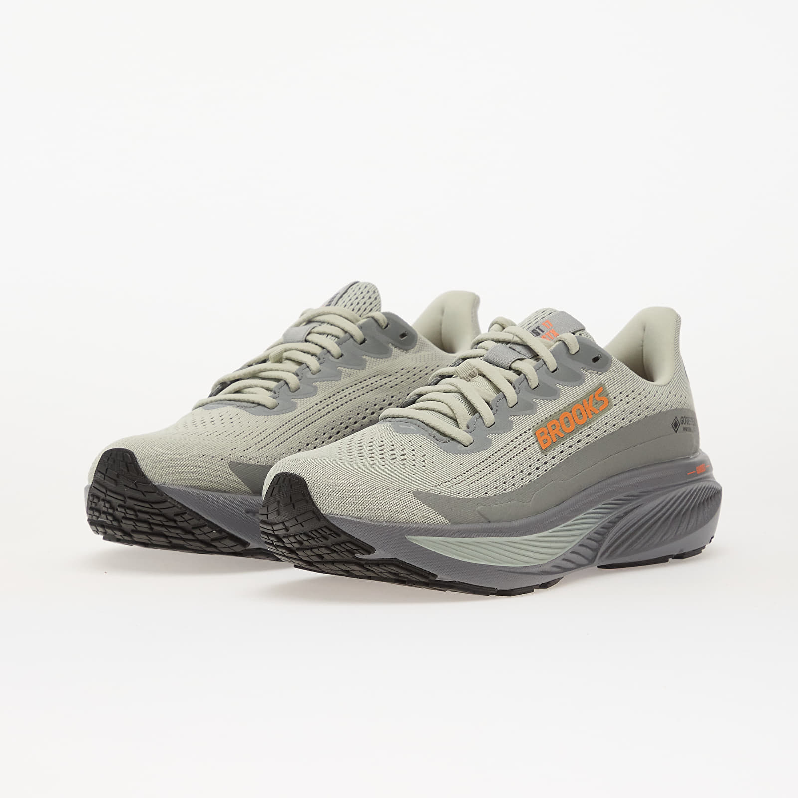 Vyriška avalynė Brooks Ghost 17 GTX M Smoke/ Primer Grey/ Orange