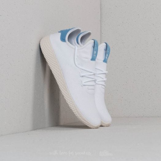 Adidas pharrell williams white blue hot sale