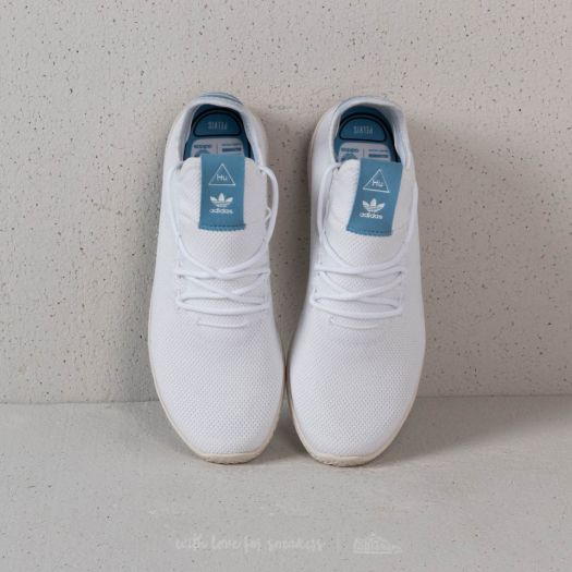 adidas gazelle silver green womens Adidas Pharrell Williams White Tennis HU Low Top Sneakers US12  THE-ECHELON