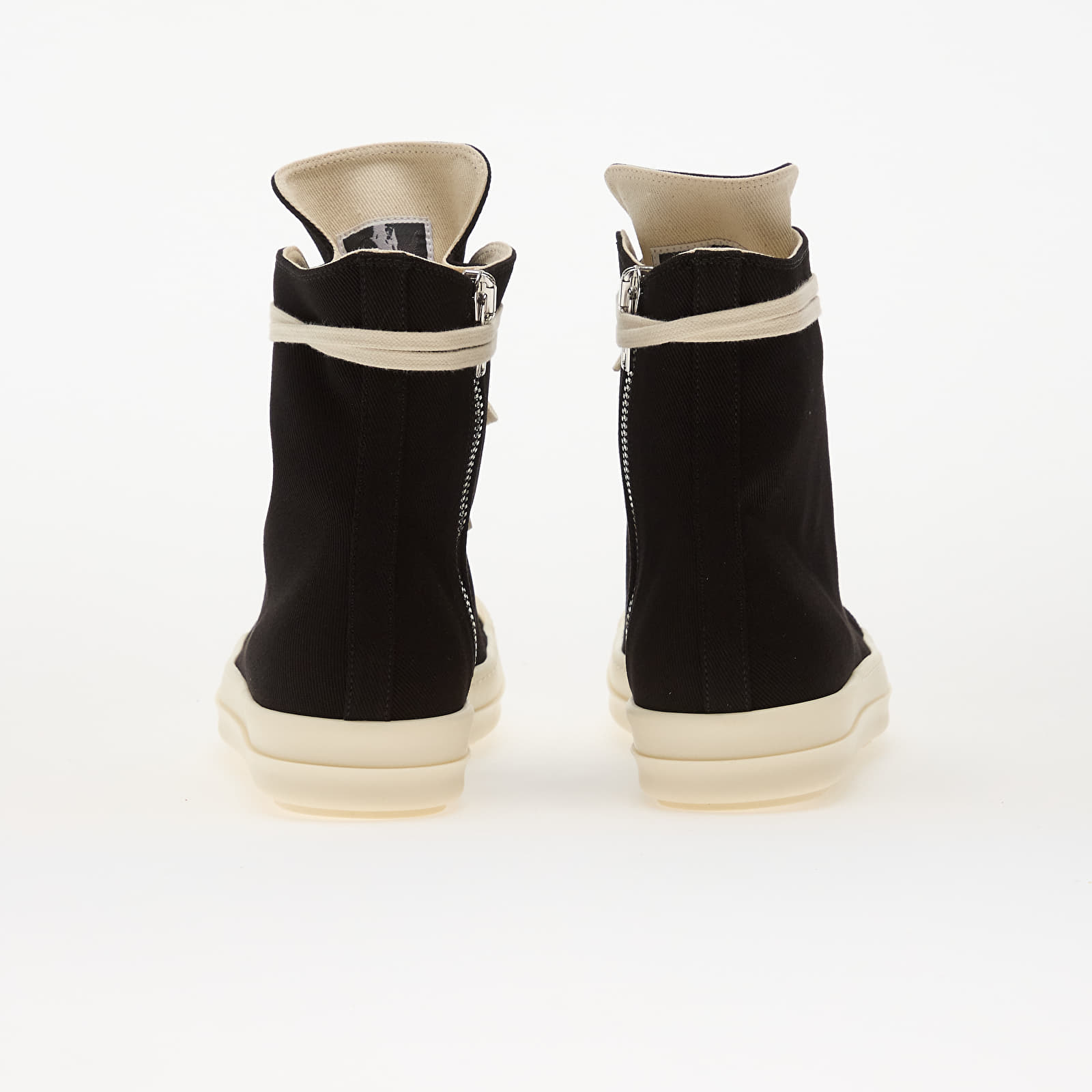 Herren Sneaker und Schuhe Rick Owens Denim Shoes - Sneaks Black/ Milk/ Milk