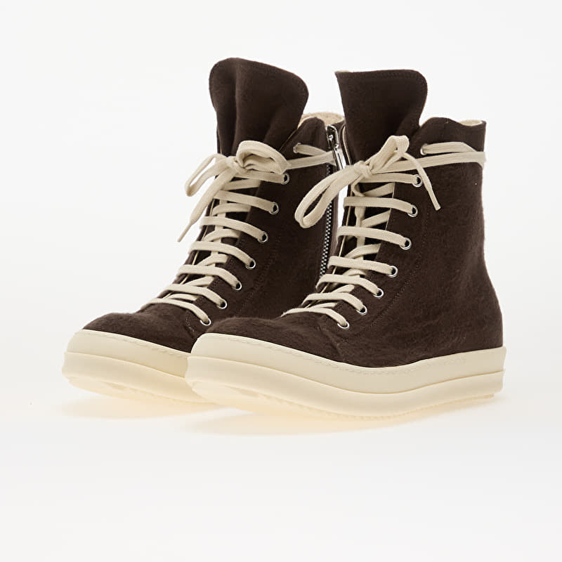 Rick Owens DRKSHDW Woven Shoes - Vegan Sneaks Dark Dust/ Milk