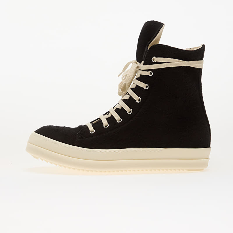 Rick Owens DRKSHDW Vegan Sneaks Black/ Milk | Footshop