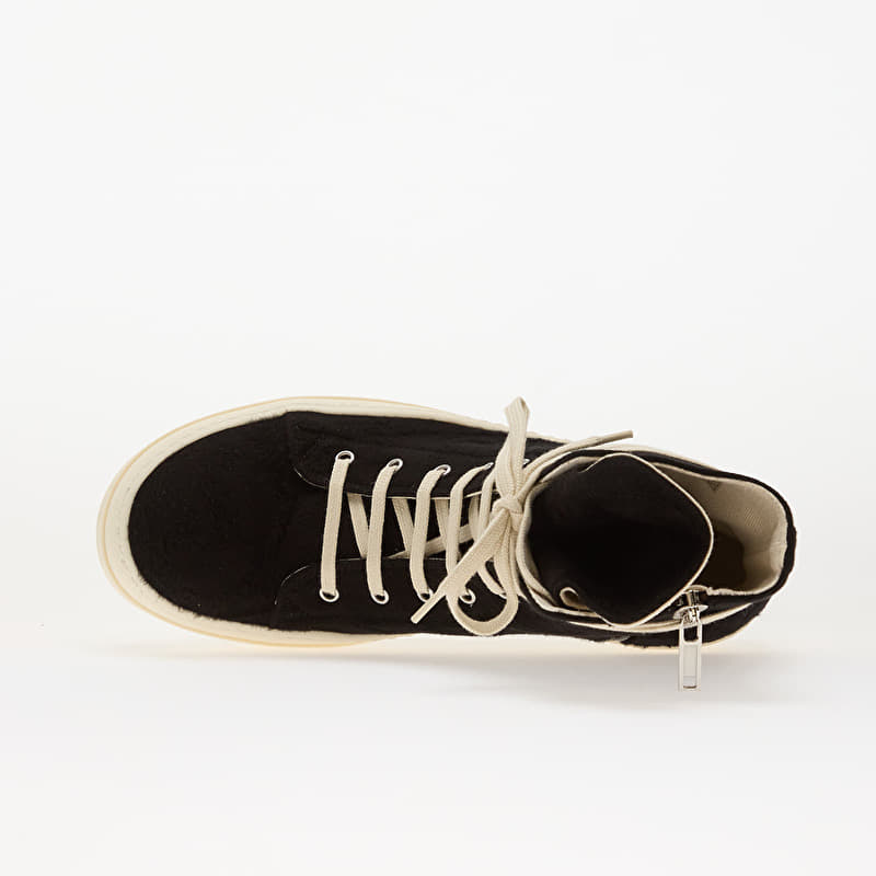 Rick Owens DRKSHDW Vegan Sneaks Black/ Milk | Footshop