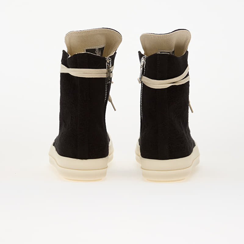 rick  Rick Owens DRKSHDW Vegan Sneaks Black/ Milk | Footshop