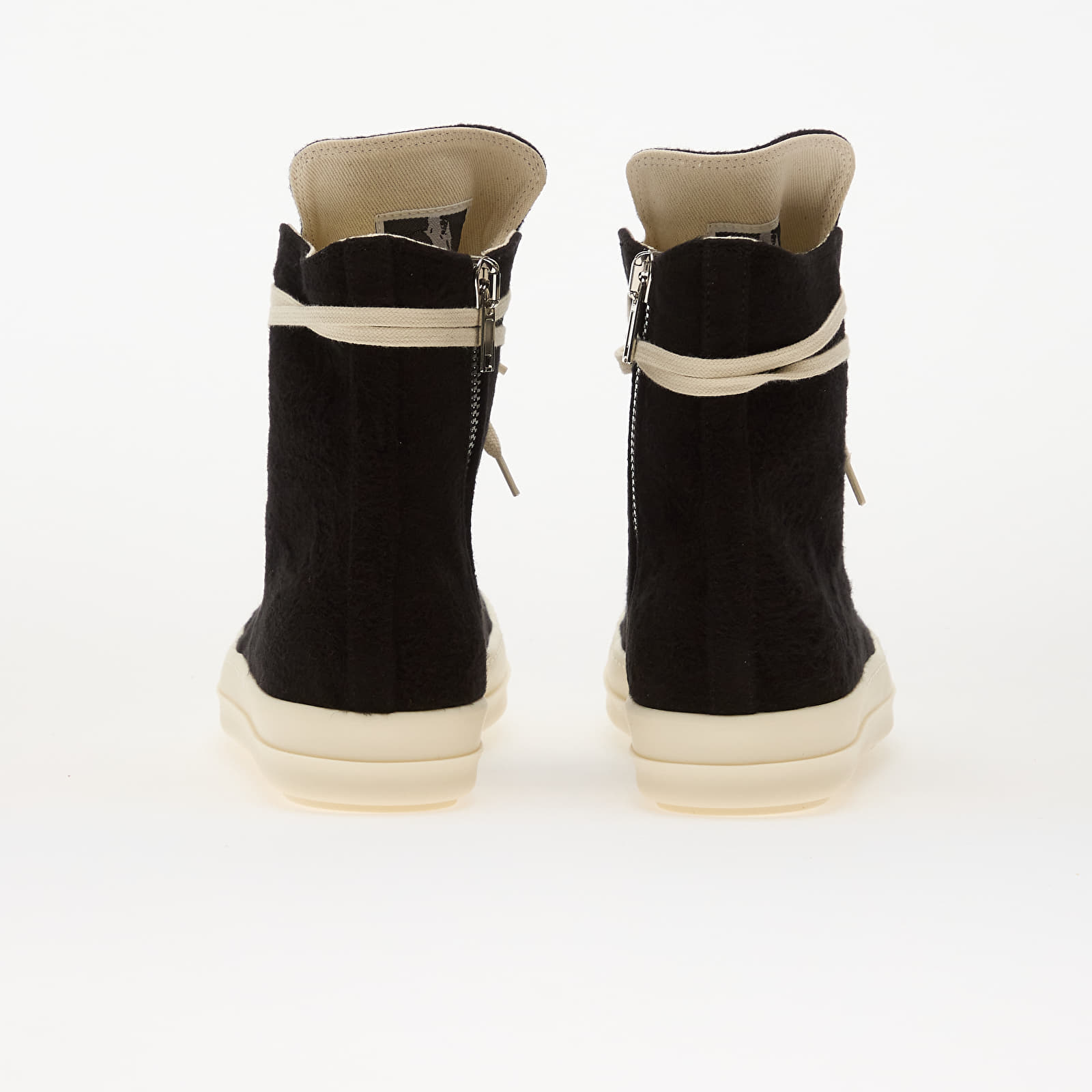 Мъжки кецове и обувки Rick Owens Vegan Sneaks Black/ Milk