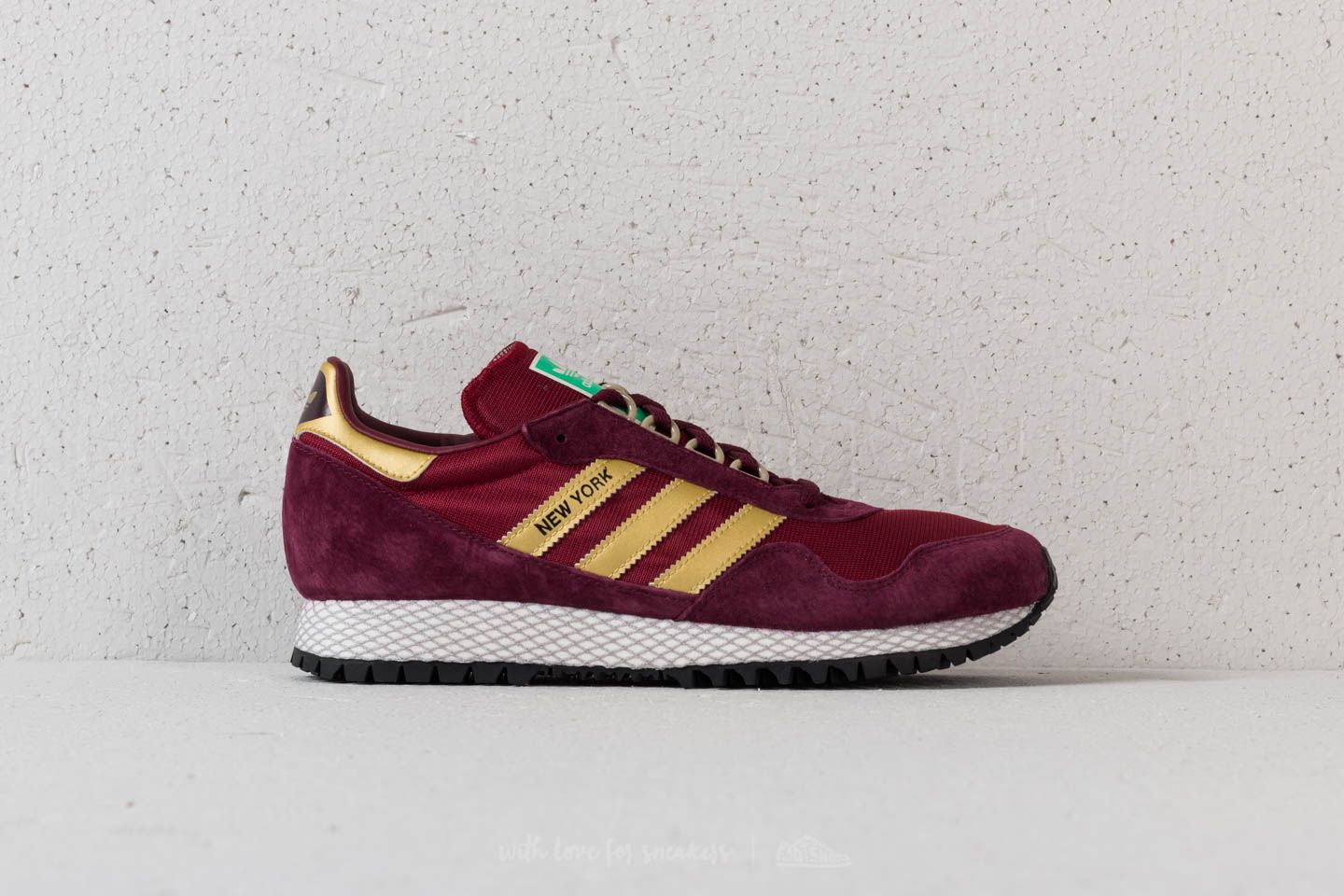 Maroon and gold adidas outlet
