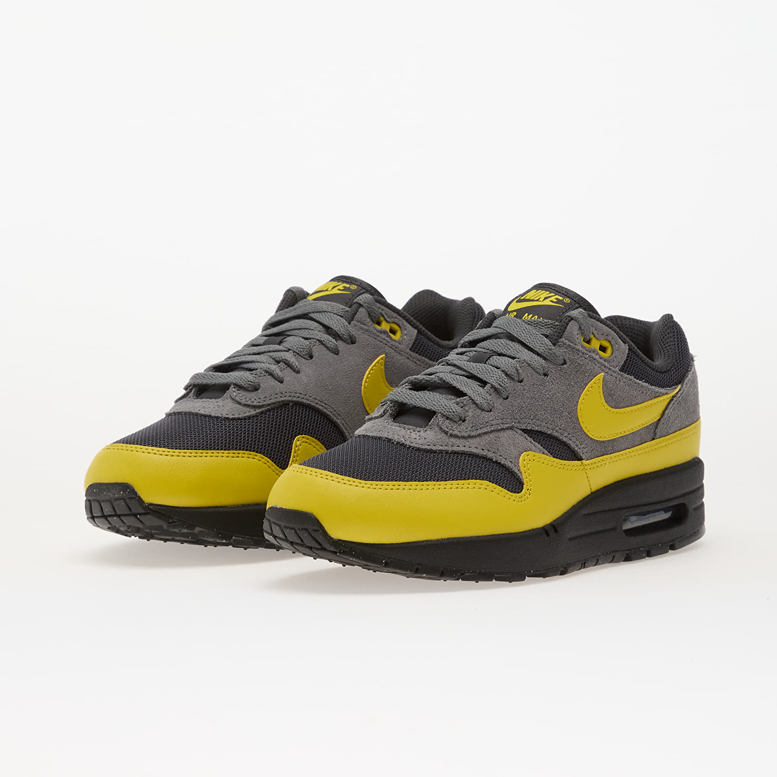 Men's shoes Nike Air Max 1 Ess Anthracite/ Bright Citron-Smoke Grey-Black
