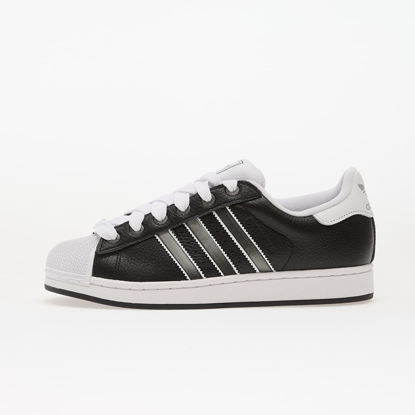 Pánske tenisky a topánky adidas Superstar II Core Black/ Metallic Silver/ Ftw White
