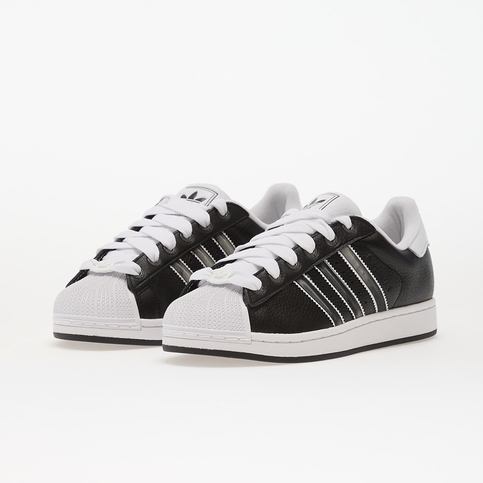 Pánske tenisky a topánky adidas Superstar II Core Black/ Metallic Silver/ Ftw White