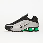 Nike Shox R4 Mtlc Silver/ Mtlc Silver-Black-Green Shock