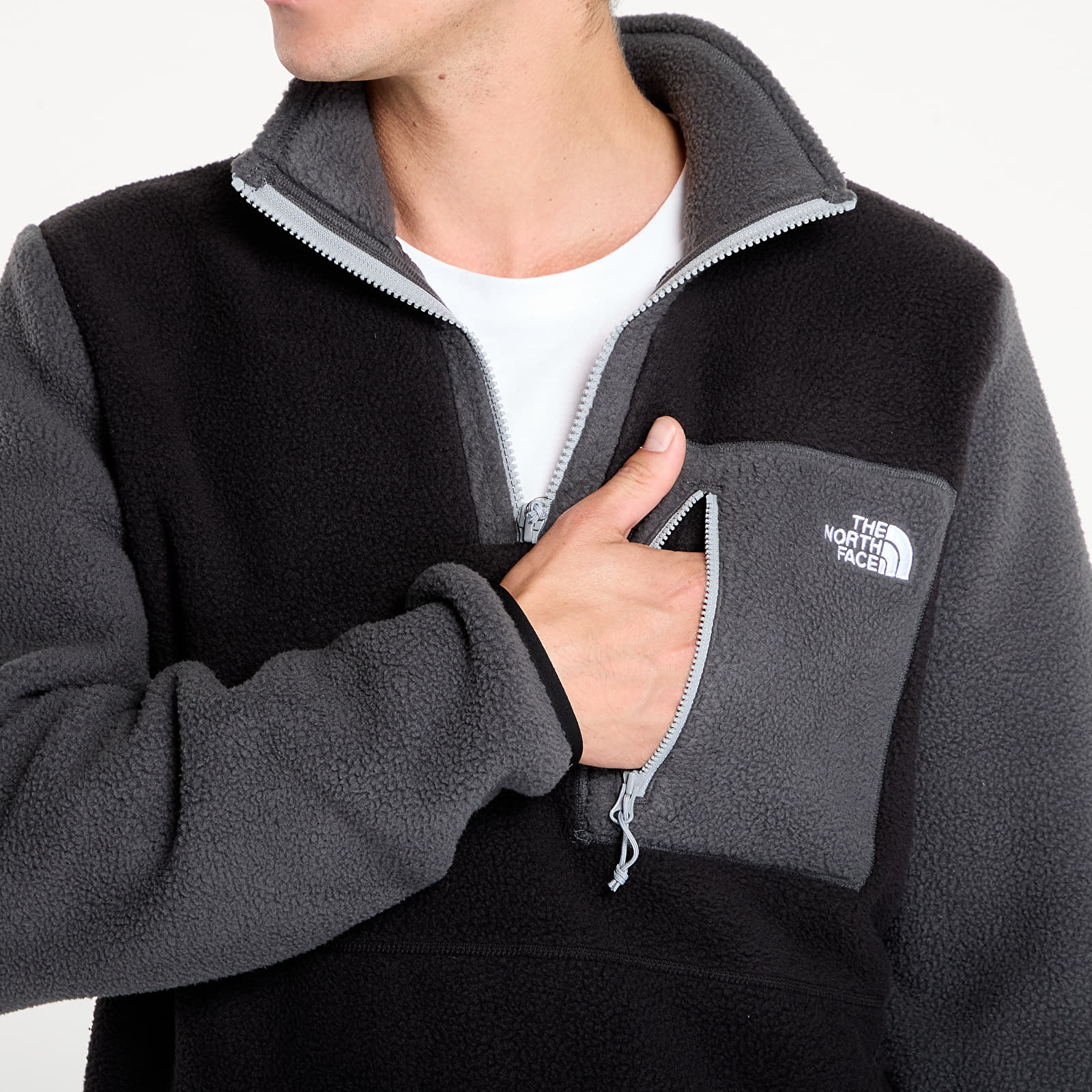 Men's hoodies The North Face M Yumiori 1/4 Zip TNF Black/ Asphalt Grey