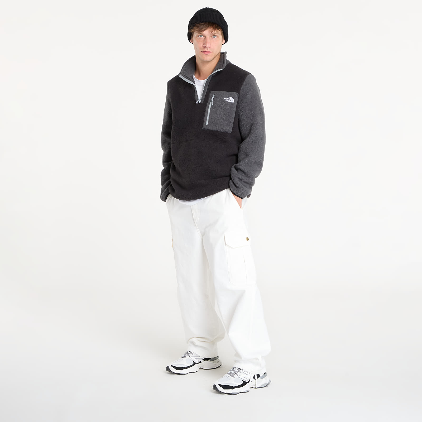 Men's hoodies The North Face M Yumiori 1/4 Zip TNF Black/ Asphalt Grey