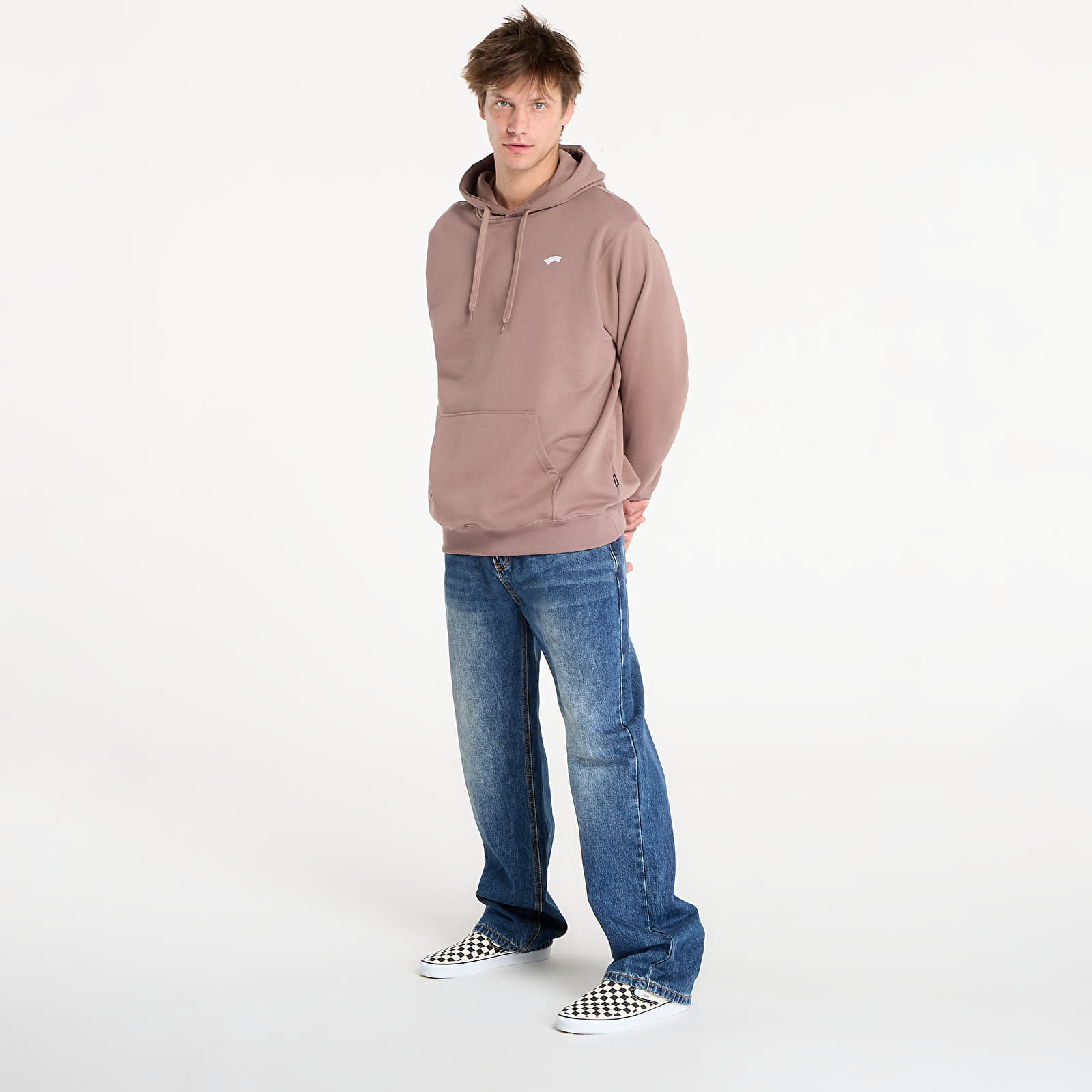 Kapucnis pulóverek és pulcsik Vans Salton Loose French Terry Pullover Deep Taupe