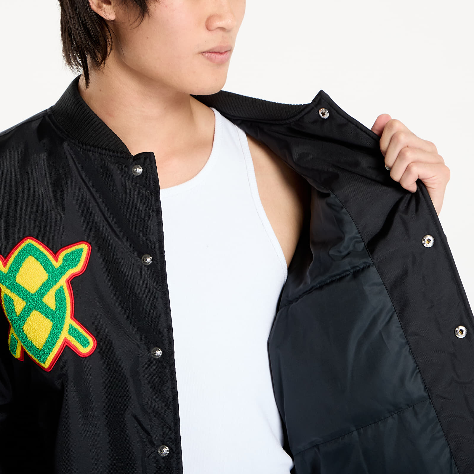 Bomber dzekik Converse x Daily Paper Stadium Jacket Black
