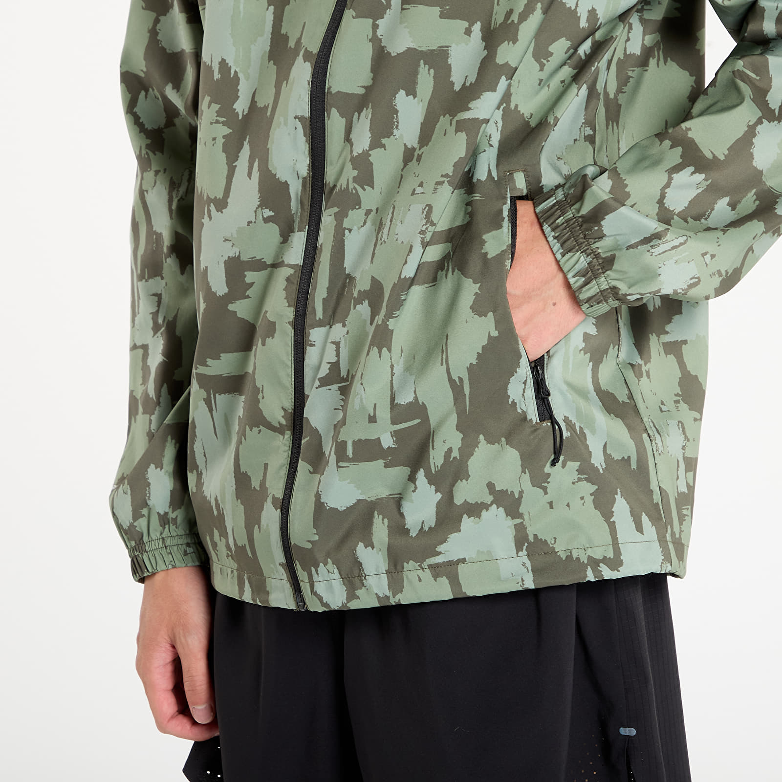 Jakker The North Face M Mountain Athletics Wind Jacket New Taupe Green Painted Mountains Print