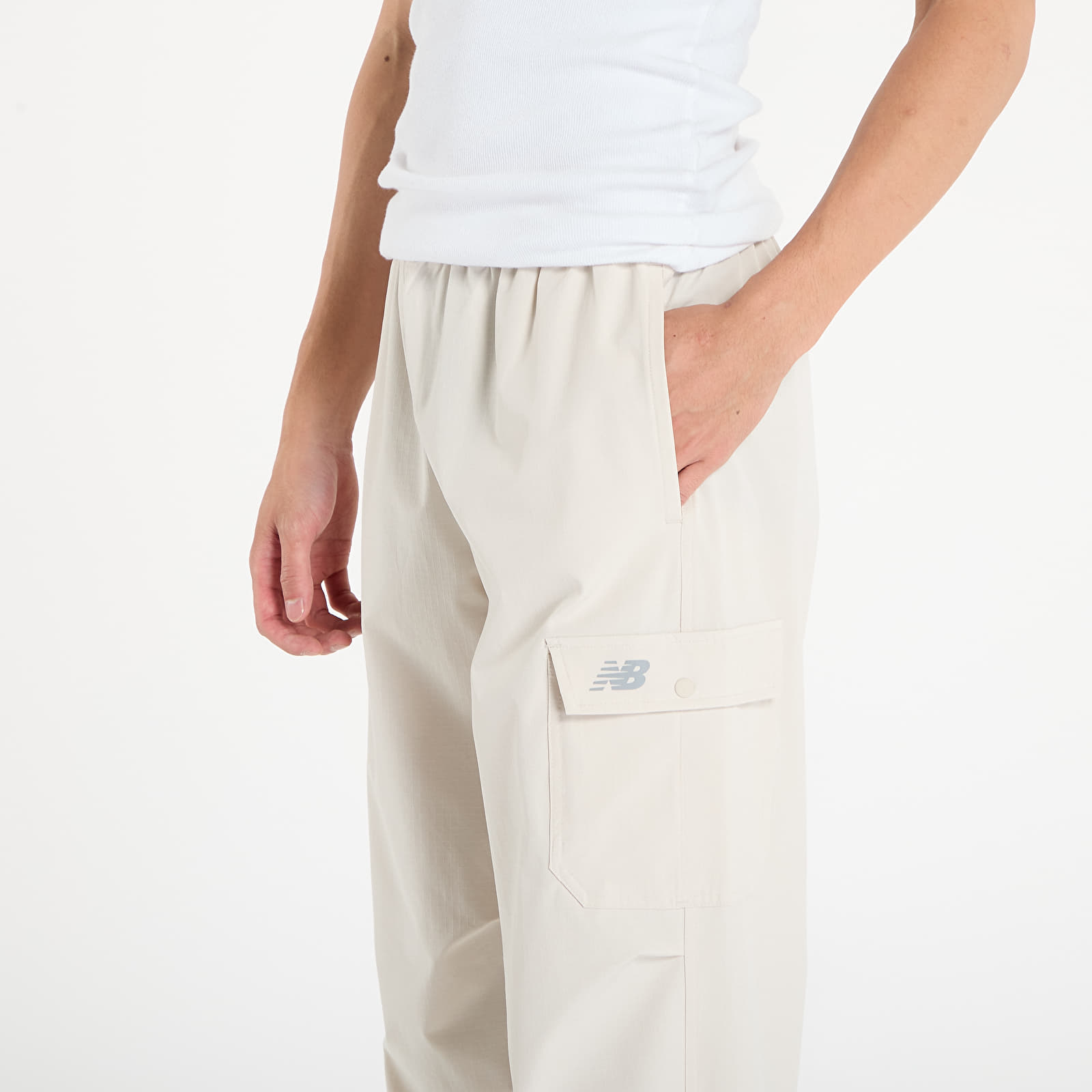 Nadrágok New Balance Ripstop Cargo Pant Timberwolf