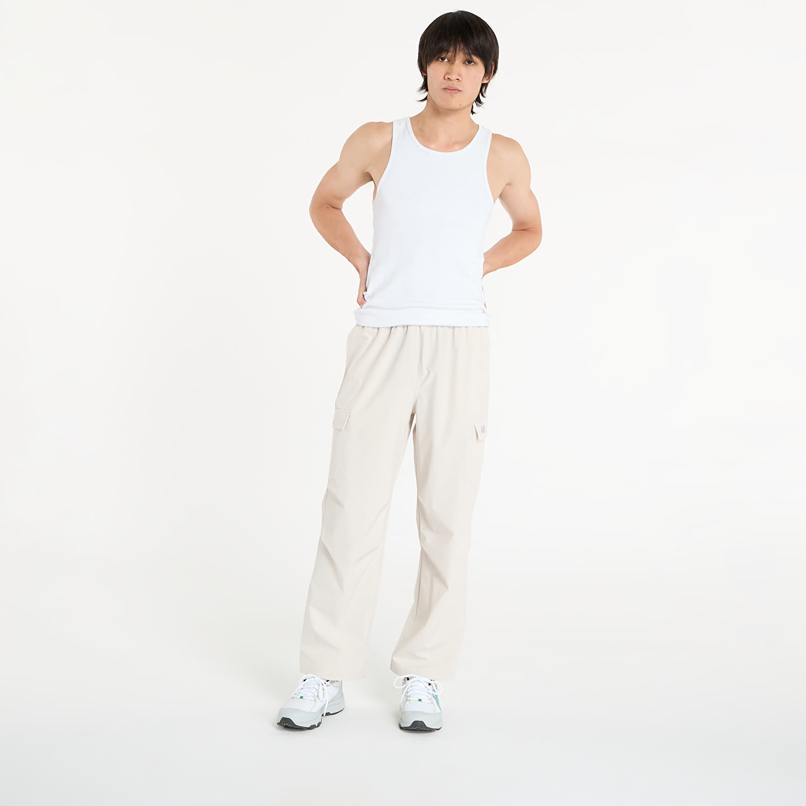 Nadrágok New Balance Ripstop Cargo Pant Timberwolf