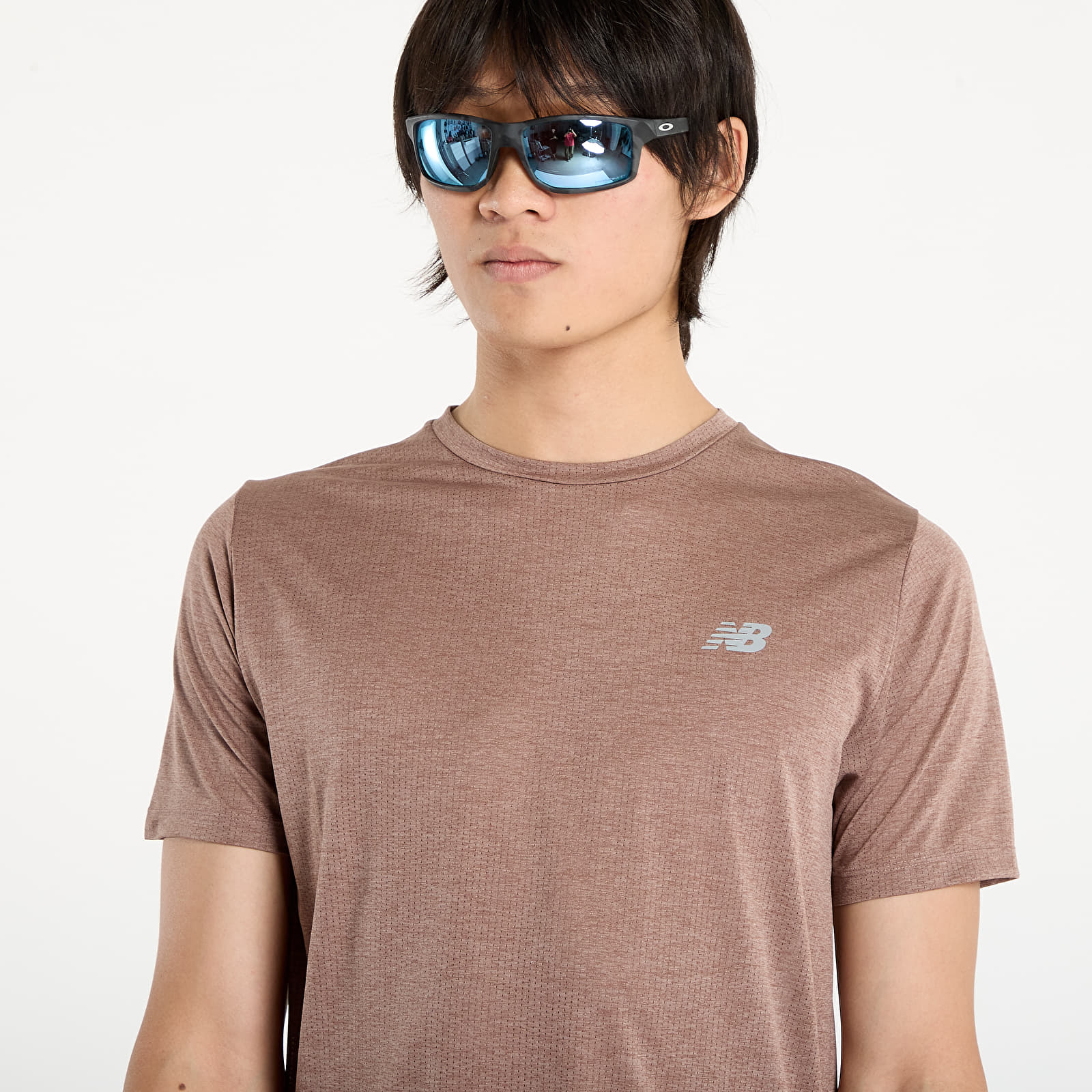 Мъжки тениски New Balance Athletics T-Shirt Earth Shadow Heather