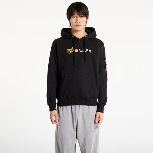 Alpha Industries Alpha Label Hoodie Black