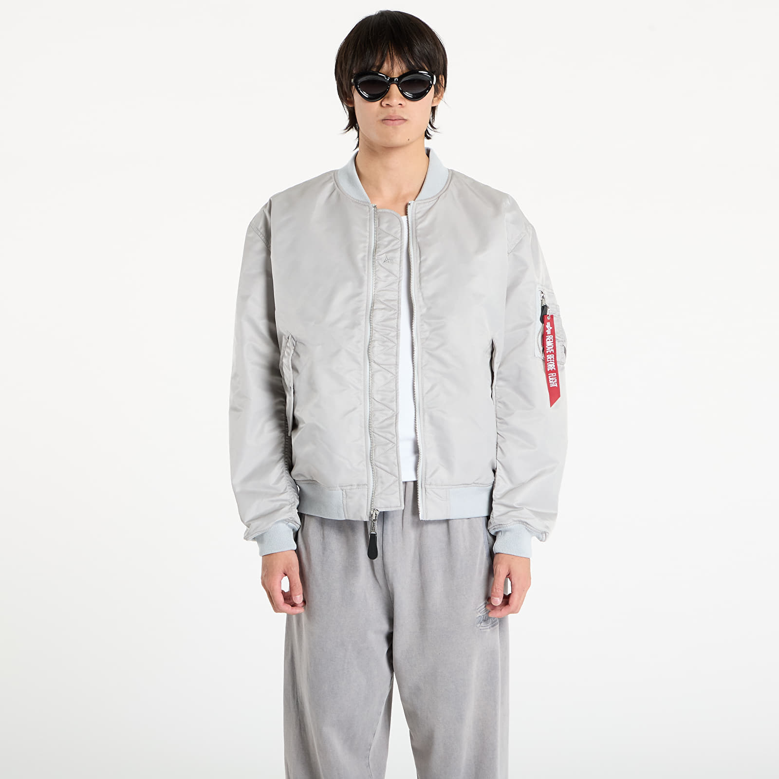 Bomber dzekik Alpha Industries MA-1 CS Bomber Jacket Pastel Grey