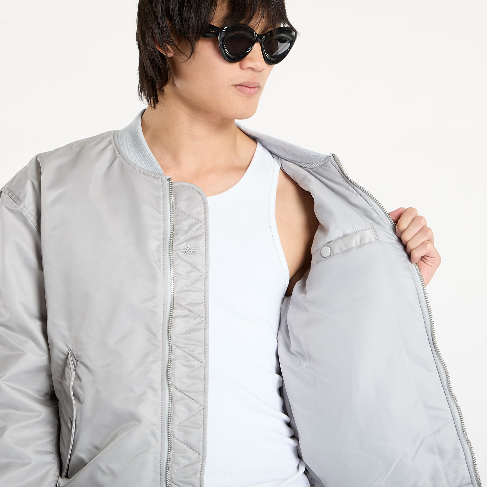 Bomber dzekik Alpha Industries MA-1 CS Bomber Jacket Pastel Grey