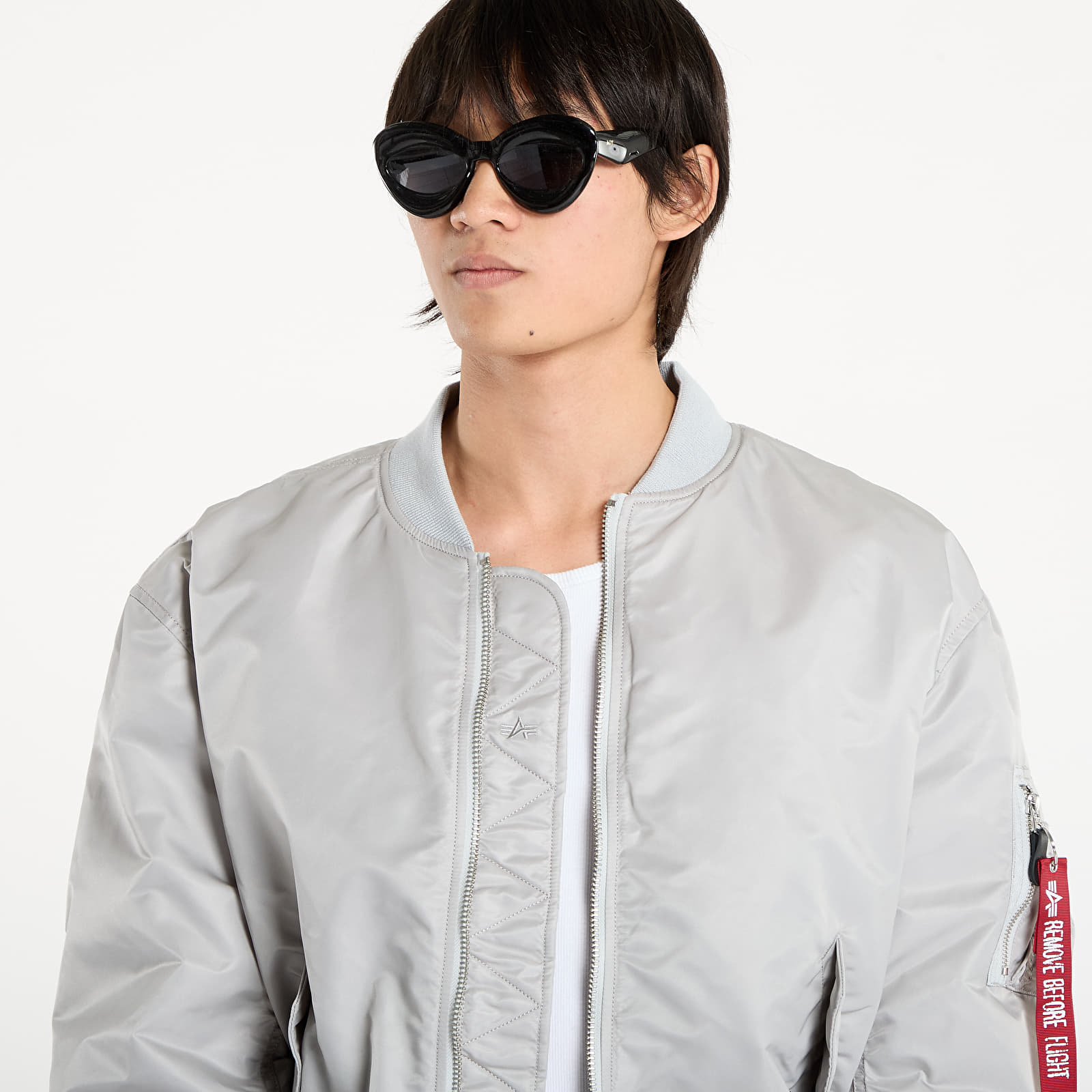 Bomber dzekik Alpha Industries MA-1 CS Bomber Jacket Pastel Grey