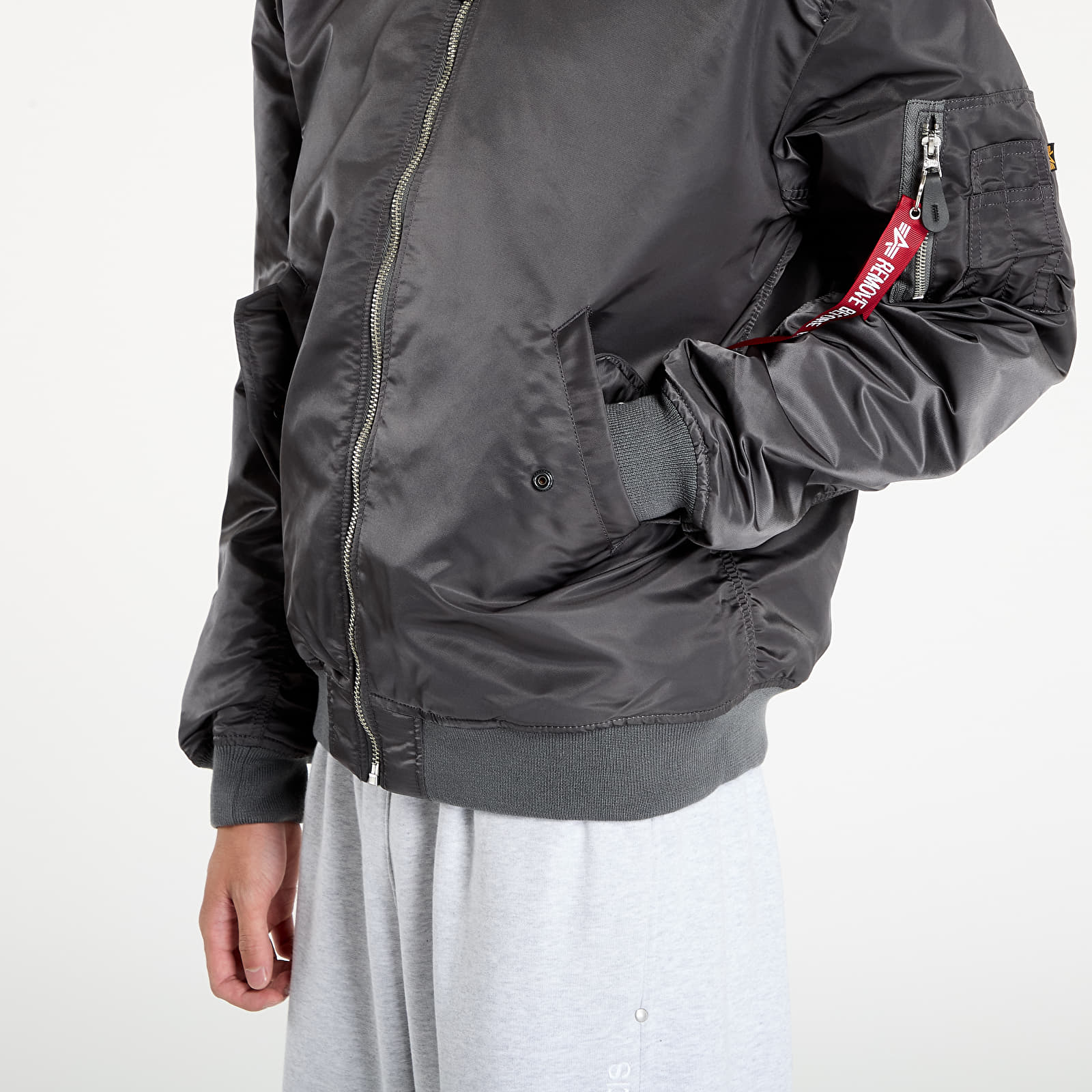 Bomber dzekik Alpha Industries MA-1 CS Bomber Jacket Vintage Grey