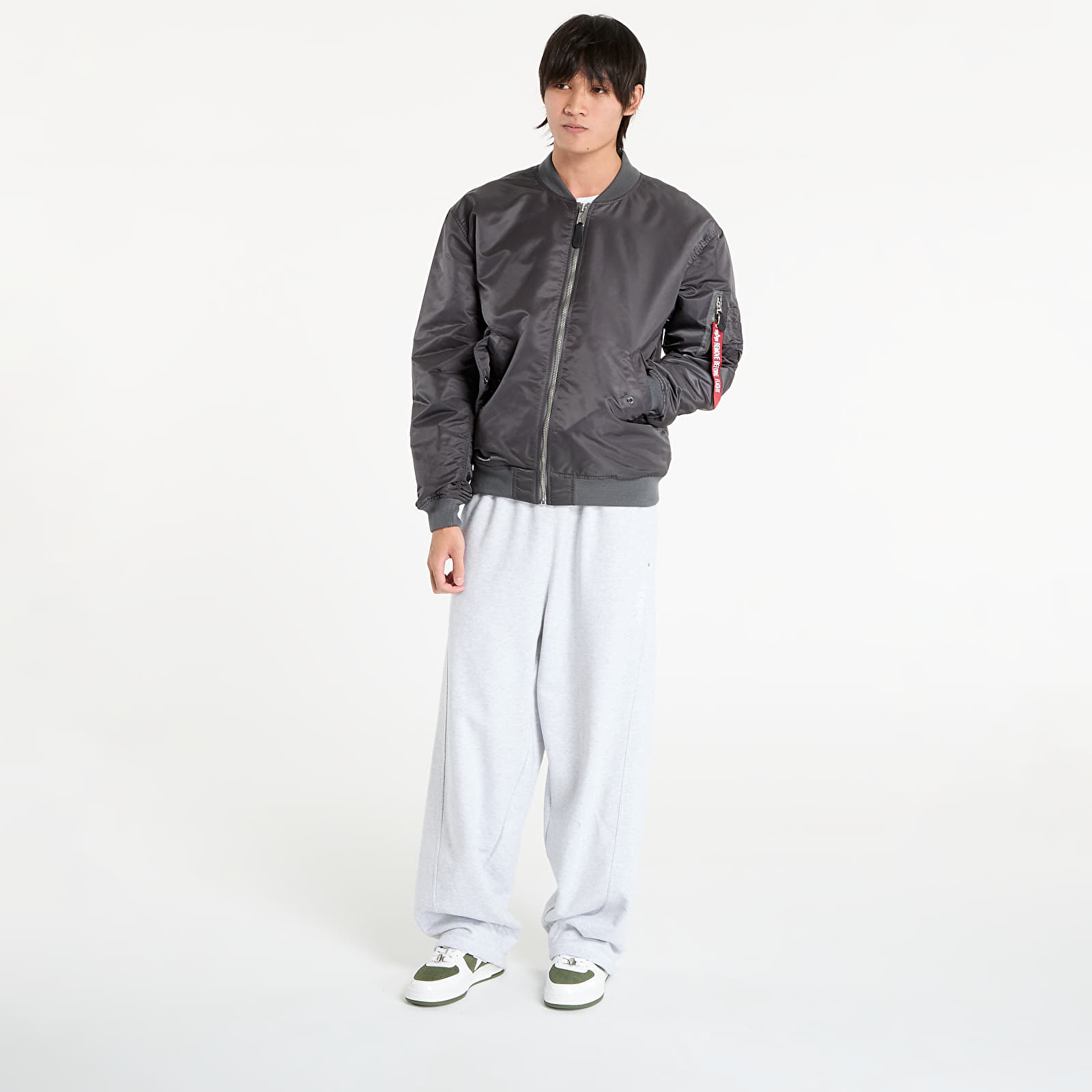 Bomber dzekik Alpha Industries MA-1 CS Bomber Jacket Vintage Grey