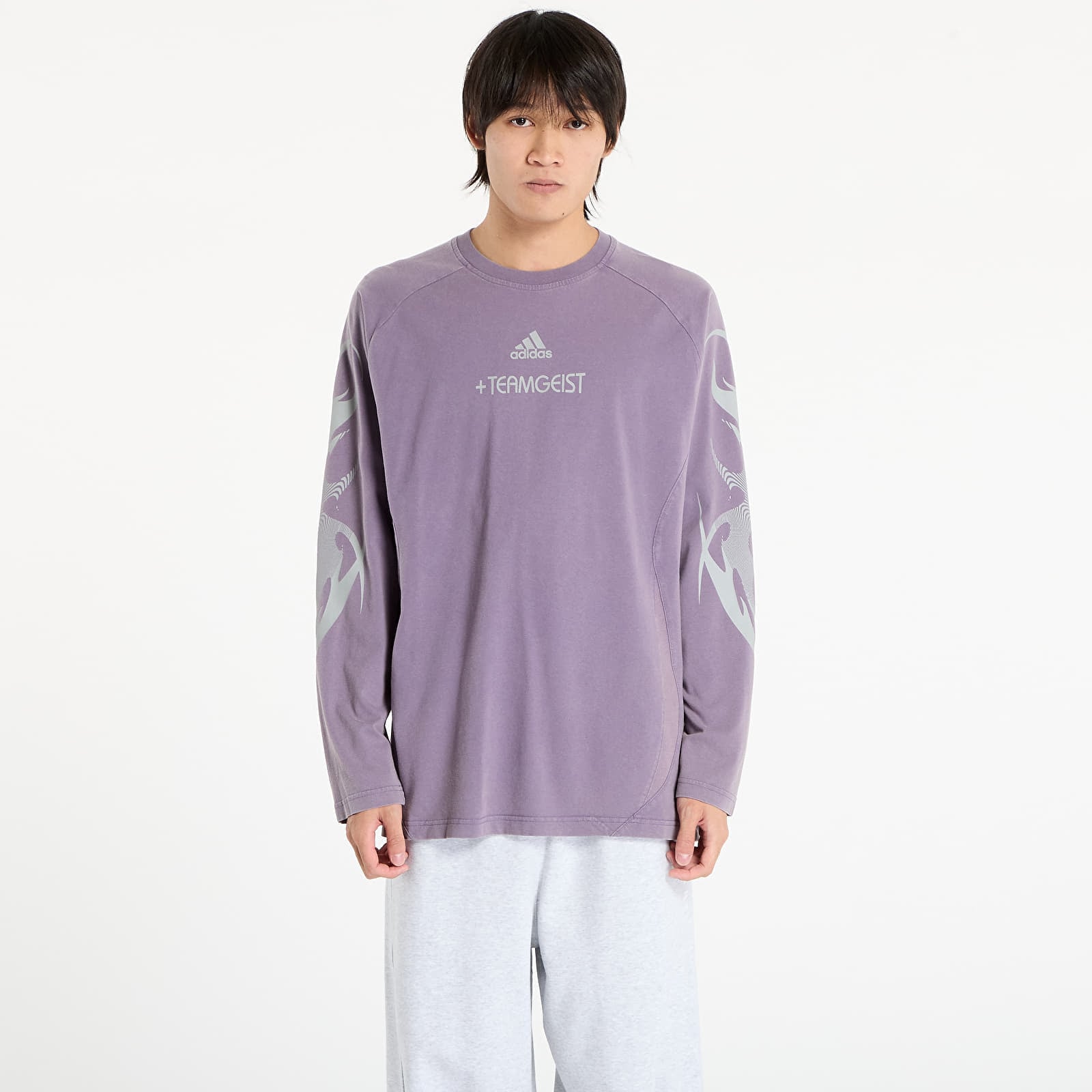 Tricou adidas Adilenium Season 4 Teamgeist Graphic Long Sleeve T-Shirt Shadow Violet L