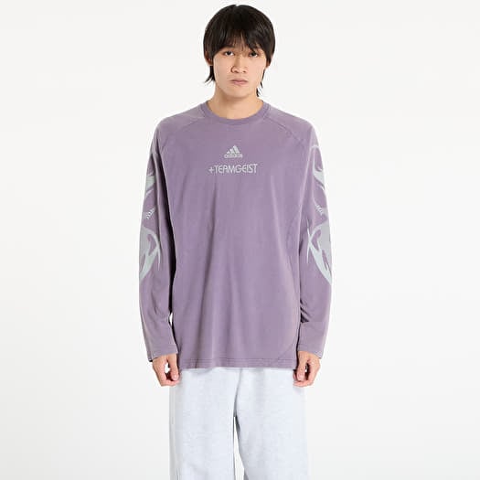 adidas Adilenium Season 4 Teamgeist Graphic Long Sleeve T-Shirt Shadow Violet